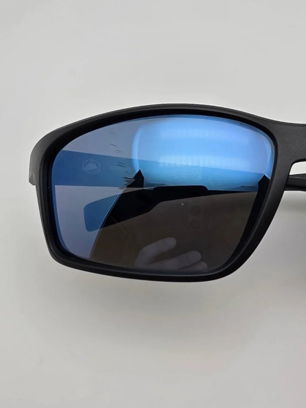Native Kodiak XP XD9037 Matte Black Frame Polarized Blue Mirror Lens Sunglasses